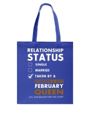 February Queen Tote Bag tile