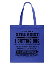 I DATTING ONE Tote Bag tile