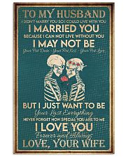 To My Husband 11x17 Poster front