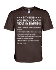 My Boyfriend V-Neck T-Shirt tile