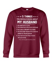 5 Thing My Husband - June Crewneck Sweatshirt tile