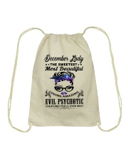 December Lady Drawstring Bag tile