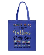April Girl Tote Bag tile