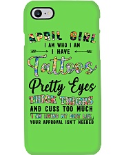 April Girl Phone Case tile