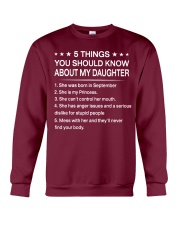 My Daughter - September Crewneck Sweatshirt tile