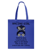 Racing Girl Tote Bag tile