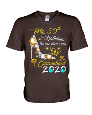 59th Birthday V-Neck T-Shirt tile
