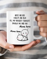 Naughty Thoughts - Custom Name Valentine's Day and Anniversary Gift for Boyfriend, Husband, Girlfriend, Wife, Fiancé Mug ceramic-mug-lifestyle-82