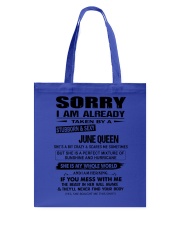June Queen Tote Bag tile