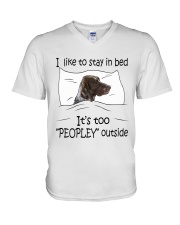 German Shorthaired Pointer V-Neck T-Shirt tile