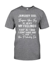 January Girl Classic T-Shirt front