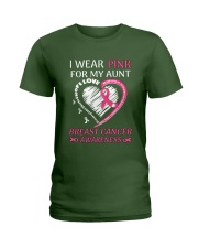 I Wear Pink For My Aunt Ladies T-Shirt tile