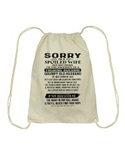 Sorry spoiled wife Grumpy old Husband - July Drawstring Bag tile