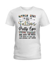 March Girl Ladies T-Shirt front