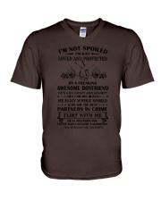 Gift for Girlfriend V-Neck T-Shirt tile