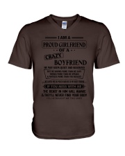 Special gift for your Girlfriend V-Neck T-Shirt tile