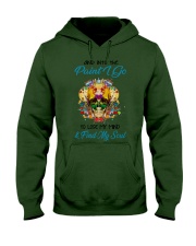 Skull Paint My Soul Hooded Sweatshirt tile