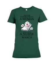 Nurse - March Premium Fit Ladies Tee tile