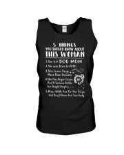 Dog April Unisex Tank tile