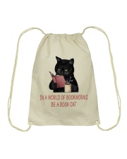 BOOK CAT Drawstring Bag tile