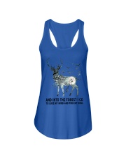 AND INTO THE FOREST Ladies Flowy Tank tile