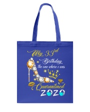 33rd Birthday Tote Bag tile