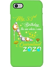 33rd Birthday Phone Case tile