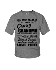 Crazy Grandma Youth T-Shirt front