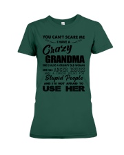 Crazy Grandma Premium Fit Ladies Tee tile