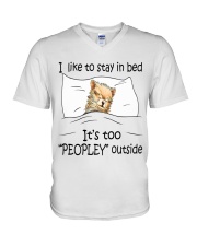 Pomeranian V-Neck T-Shirt tile