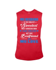 My husband Sleeveless Tee tile