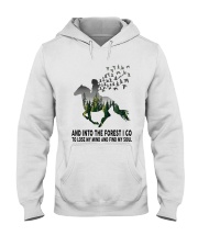 AND INTO THE FOREST Hooded Sweatshirt front