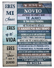 A MI NOVIO Small Fleece Blanket - 30" x 40" front