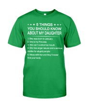 My Daughter - January Classic T-Shirt tile