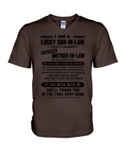 Lucky Son In Law - April V-Neck T-Shirt tile