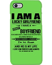 I am A Lucky Girlfriend Phone Case tile
