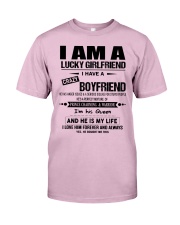 I am A Lucky Girlfriend Classic T-Shirt front