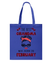 The best Grandma -February Tote Bag tile
