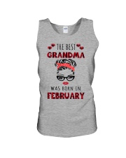 The best Grandma -February Unisex Tank tile