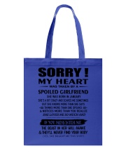 Gift for Boyfriend -January Tote Bag tile