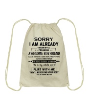 Gift for Girlfriend Drawstring Bag tile