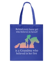 Grandma Horse Tote Bag tile