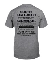 Gift for Boyfriend - April Classic T-Shirt back