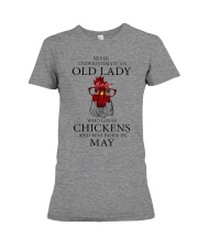 Old Lady Chickens - May Premium Fit Ladies Tee tile