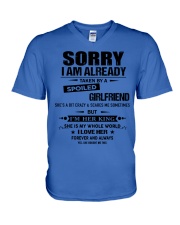 Gift for Boyfriend V-Neck T-Shirt tile
