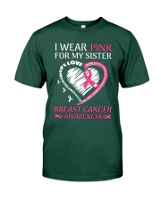 I Wear Pink For My Sister Premium Fit Mens Tee tile