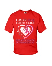 I Wear Pink For My Sister Youth T-Shirt tile