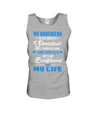 My boyfriend Unisex Tank tile
