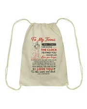 Special gift for your Fiance Drawstring Bag tile