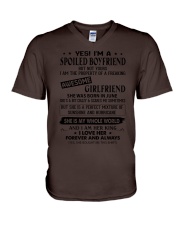 Gift for Boyfriend - June V-Neck T-Shirt tile
